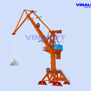 level luffing crane