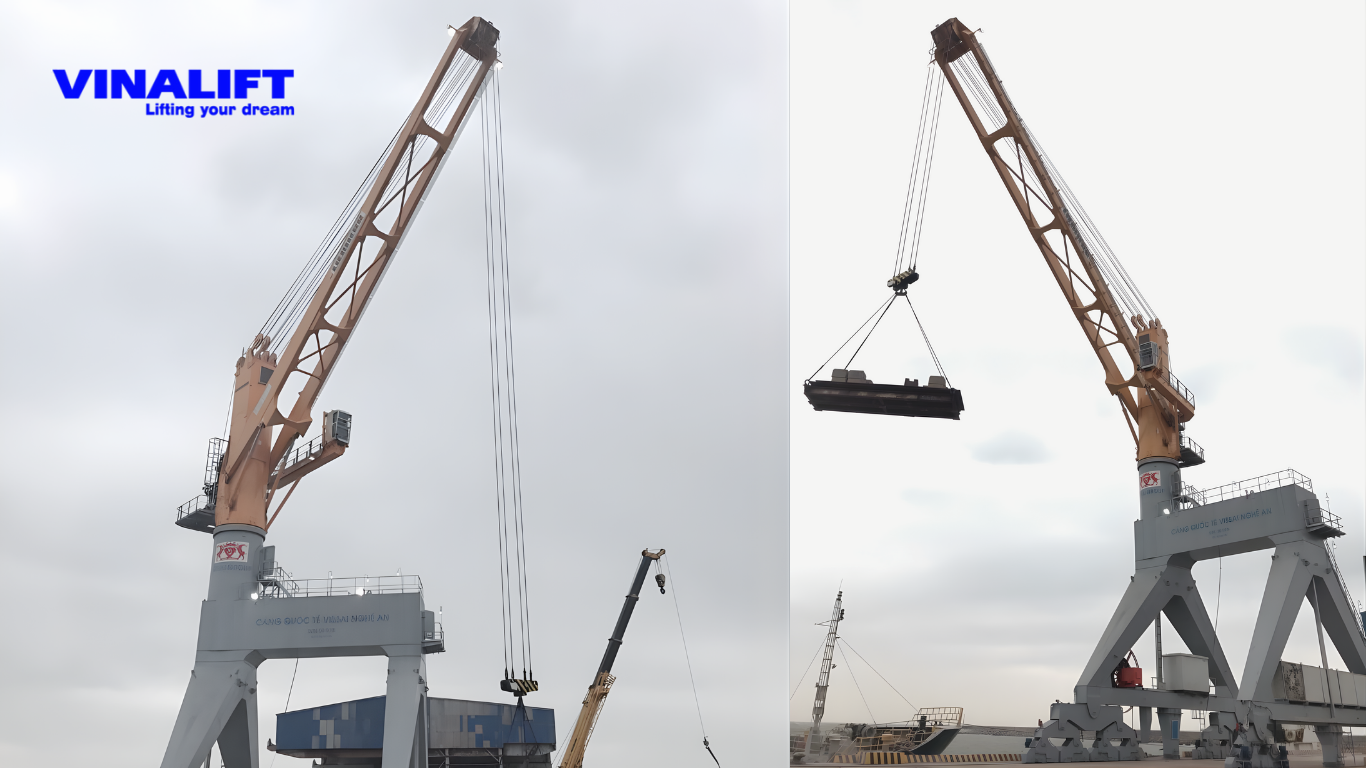 Cẩu Liebherr CBG 310 được tích hợp nhiều tính năng an toàn vượt trội