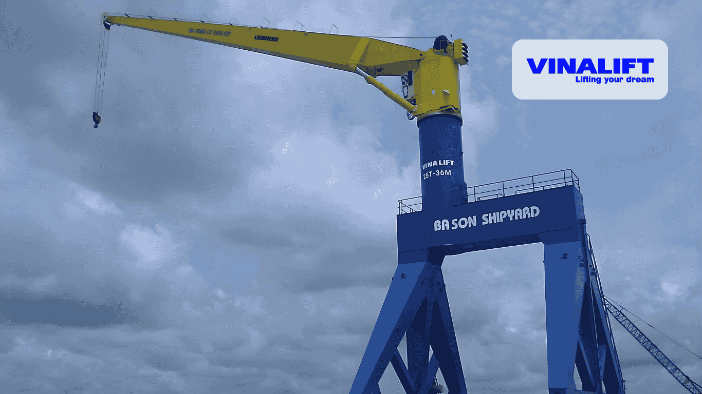 CẨU CHÂN ĐẾ CẢNG BASON