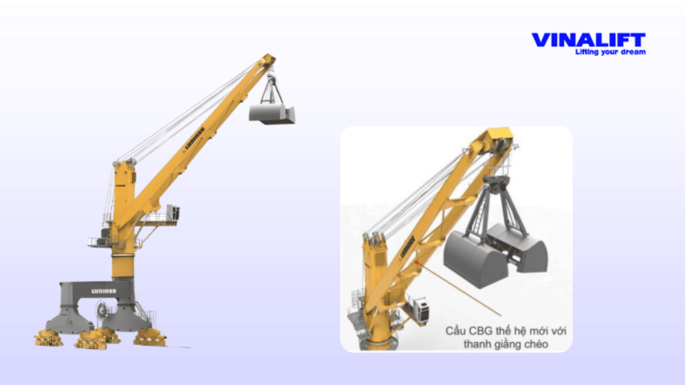 Các loại cẩu chân đế cố định phổ biến