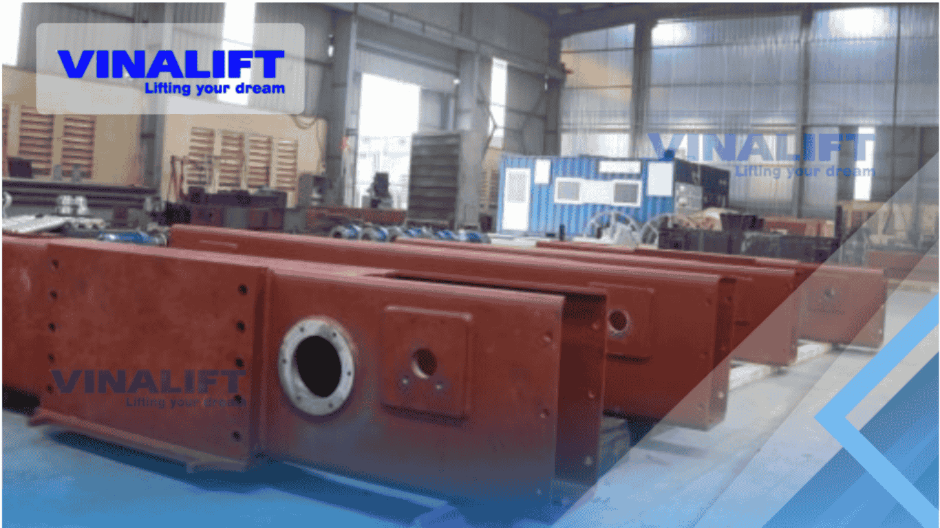 Dầm biên cầu trục dầm đôi. 