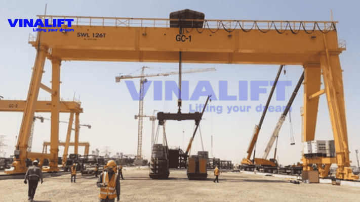 Cấu Tạo Chi Tiết Của Cổng Trục Hai Dầm VINALIFT