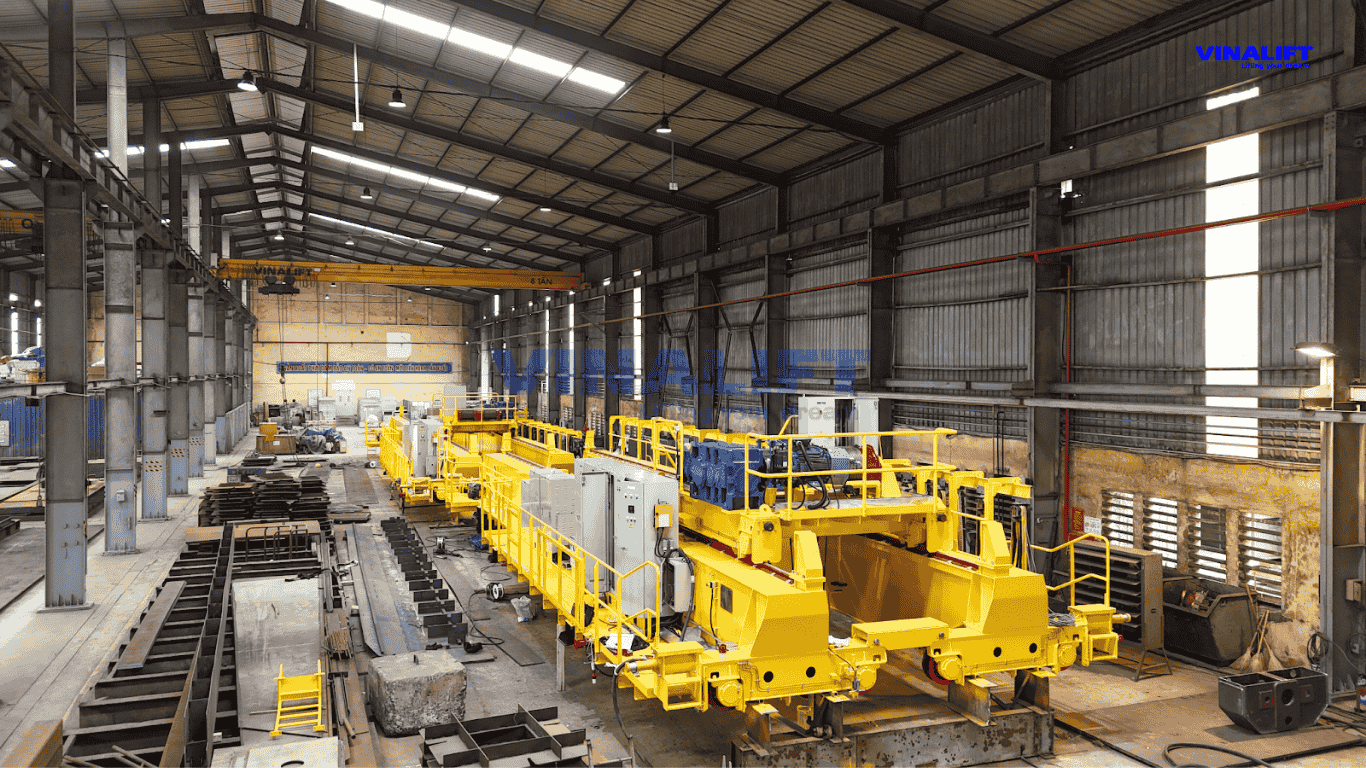 Cầu Trục Dầm Đôi 4010 Tấn phục vụ nhà máy luyện thép