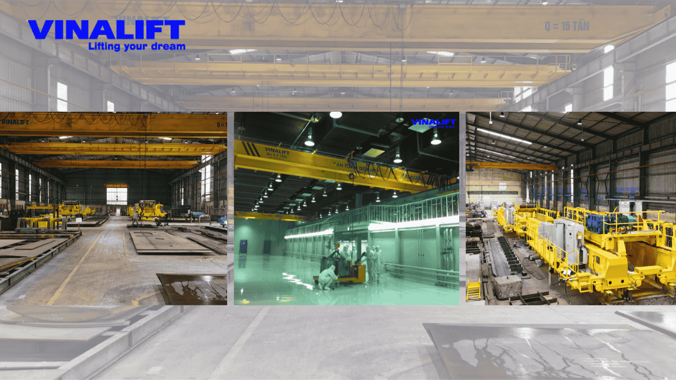 Cầu trục dầm kép cho nhà xưởng