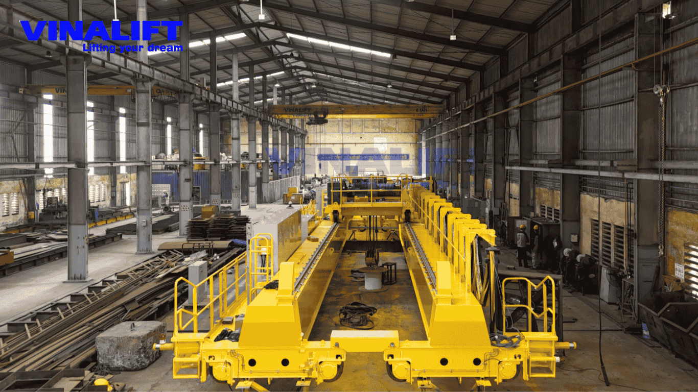 Cầu trục dầm kép trong ngành công nghiệp trọng điểm