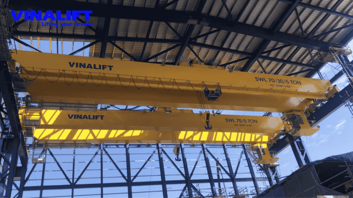 Cầu trục dầm kép trong ngành năng lượng