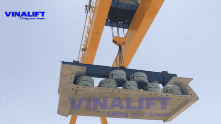 Cơ cấu nâng hạ của cổng trục hai dầm Vinalift
