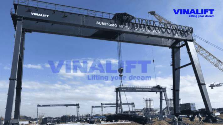 Cổng trục dầm đôi 90 tấn Manila Philippine