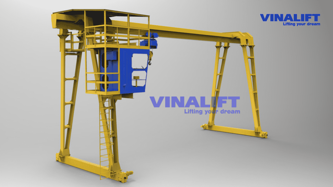 Cổng trục dầm đơn 3 tấn Vinlaift