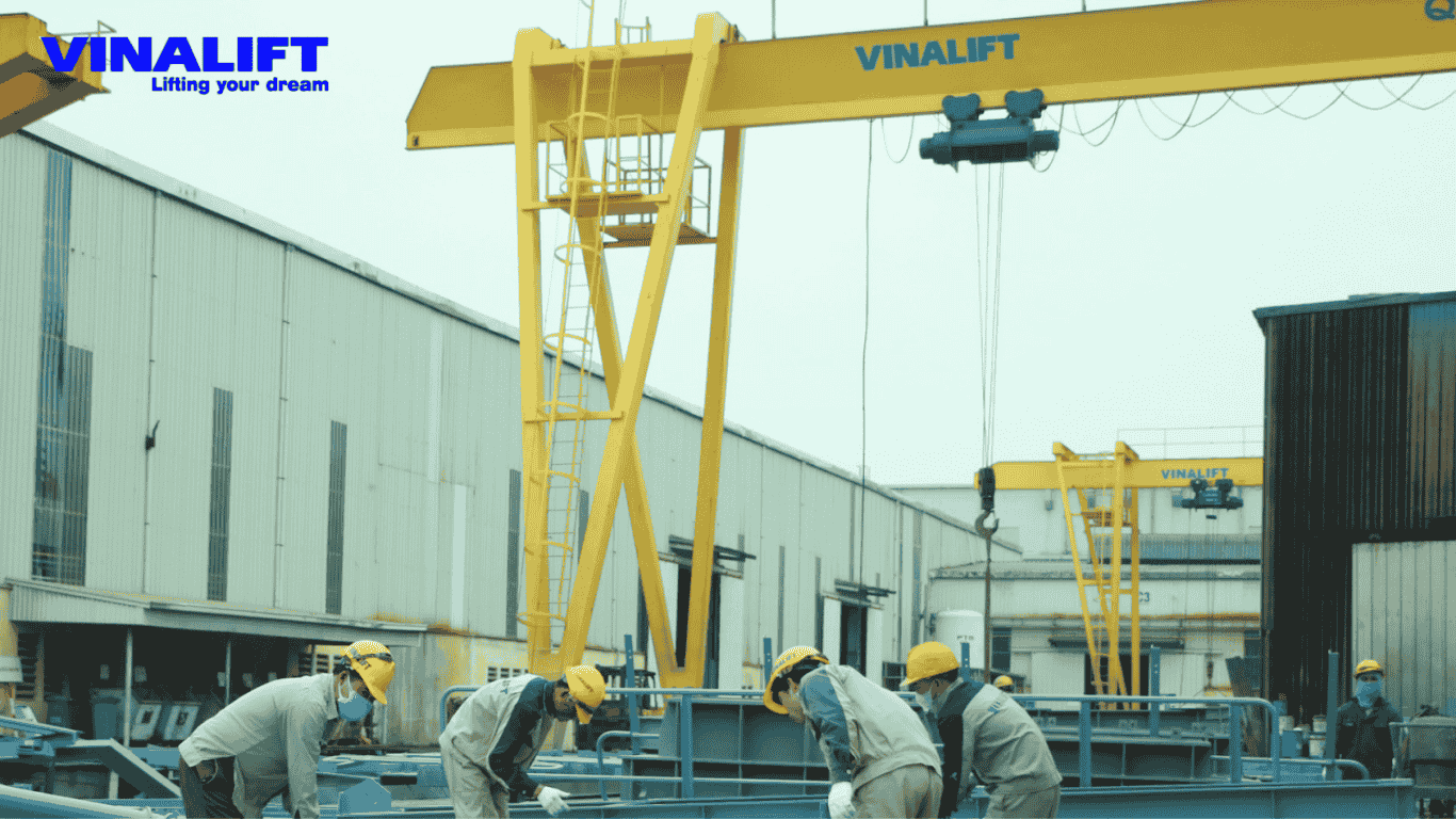 Cổng trục dầm đơn trong công nghiệp nặng