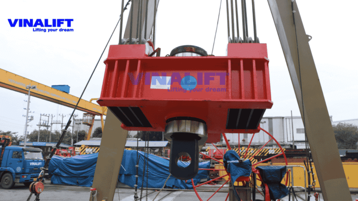 Cổng trục hai dầm có cấu tạo như thế nào