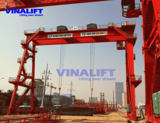 Cổng trục hai dầm thiết kế và chế tạo tại Vinalift