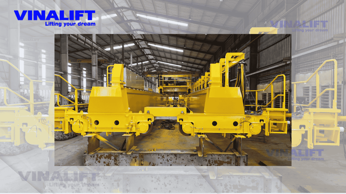 Cụm Dầm Biên cầu trục hai dầm