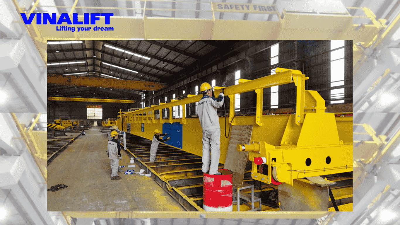 Dầm chính cầu trục dầm kép