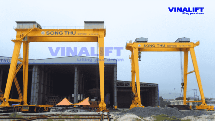 Dự án Cổng trục 100 tấn tại Nhà máy đóng tàu Sông Thu