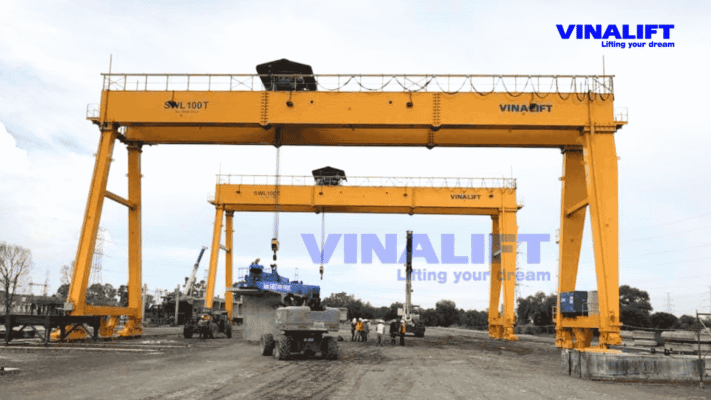 Dự án Cổng trục 100 tấn xuất khẩu Mexico