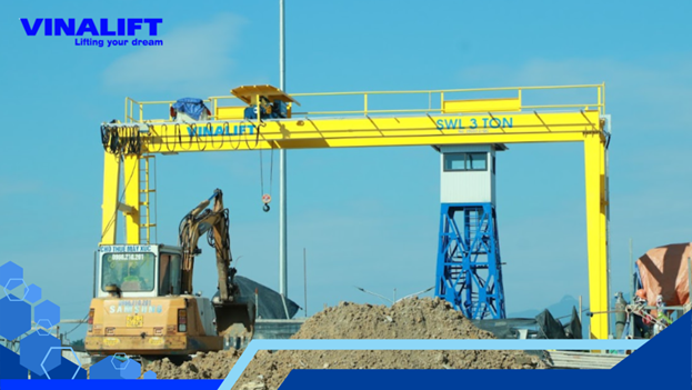 Cổng trục dầm đôi 3 tấn do VINALIFT chế tạo