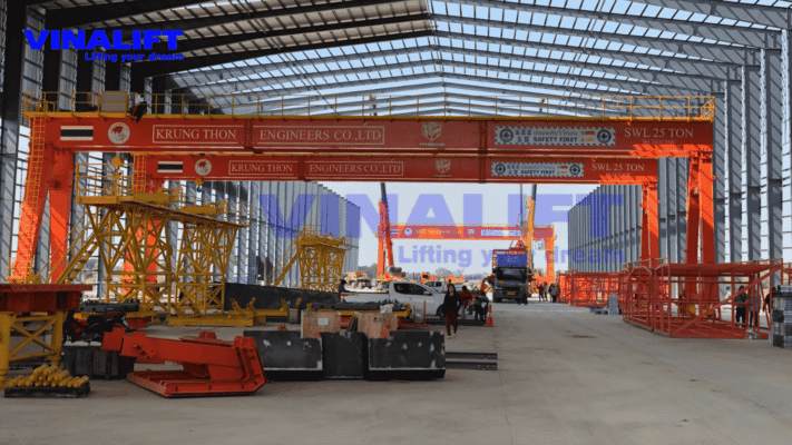 Kỹ Thuật Chuẩn Của Cổng Trục Hai Dầm BANGKOK THÁI LAN