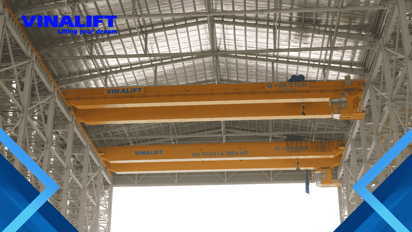 Lựa chọn thiết bị cho cầu trục dầm kép Vinalift