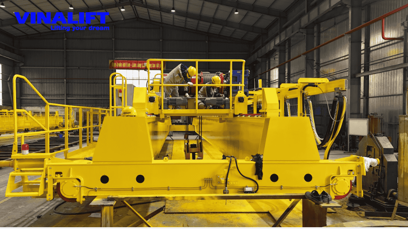 Nguyên lý hoạt động của cầu trục dầm kép