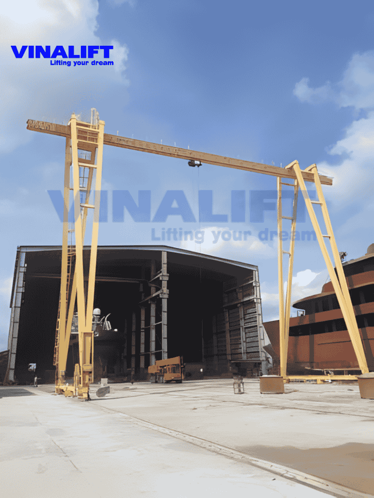 Tải trọng tối đa của cổng trục dầm đơn