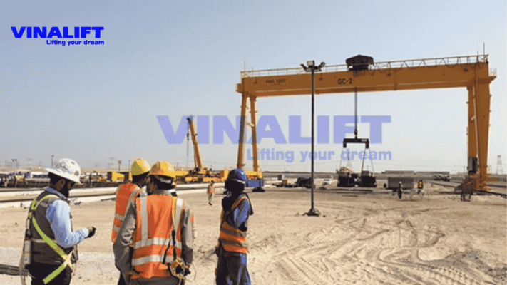 Ứng Dụng Cổng Trục Hai Dầm Trong Ngành Công Nghiệp Nặng