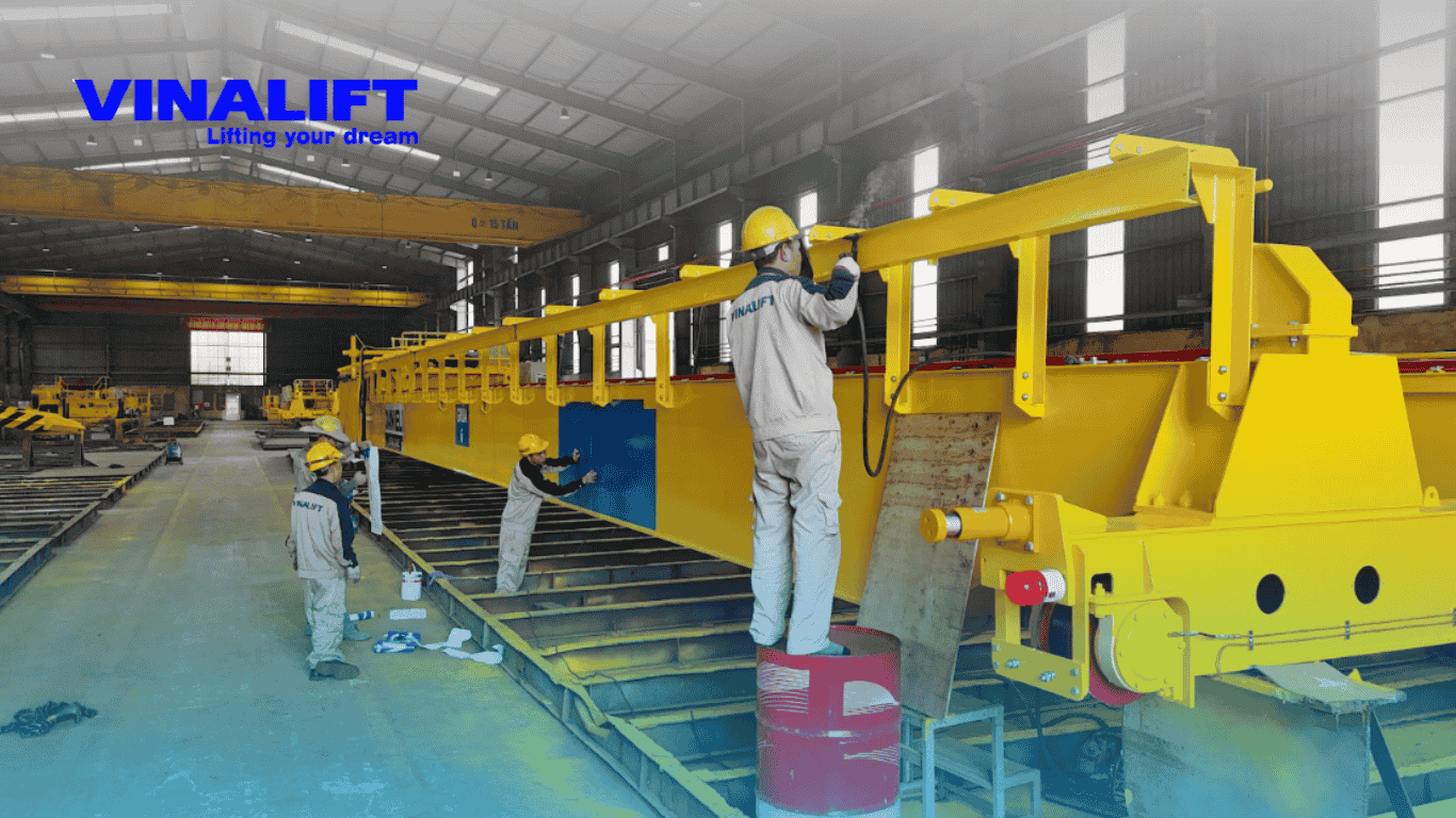 Cầu trục hai dầm cần một hệ thống điều khiển thông minh