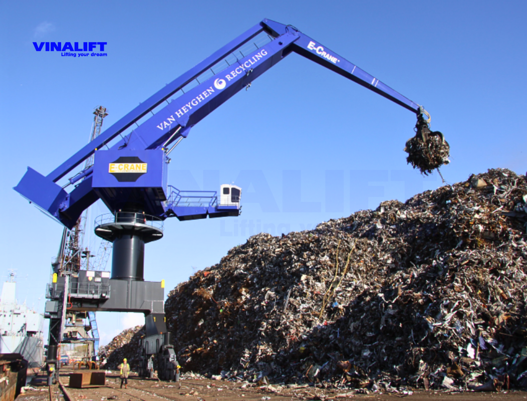 Hydraulic Scrap Handling Crane – An Optimal Solution for Ports & Metallurgical Plants
