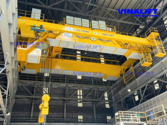 Hệ thống phanh đa lớp của hệ cầu trục trong nhà máy thép của VINALIFT